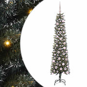 Vidaxl kunstkerstboom met 300 led groen 180 cm pvc en plastic en staal - afbeelding 2