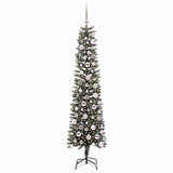 Vidaxl kunstkerstboom met 300 led groen 180 cm pvc en plastic en staal - afbeelding 3