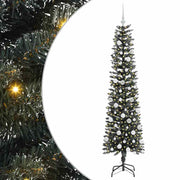 Vidaxl kunstkerstboom met 300 led groen 180 cm pvc en plastic en staal - afbeelding 2