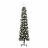 Vidaxl kunstkerstboom met 300 led groen 180 cm pvc en plastic en staal
