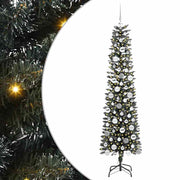 Vidaxl kunstkerstboom met 300 led groen 180 cm pvc en plastic en staal - afbeelding 2