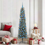 Vidaxl kunstkerstboom met 300 led groen 180 cm pvc en plastic en staal - afbeelding 1