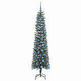 Vidaxl kunstkerstboom met 300 led groen 180 cm pvc en plastic en staal - afbeelding 3