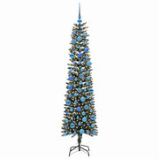 Vidaxl kunstkerstboom met 300 led groen 180 cm pvc en plastic en staal - afbeelding 3