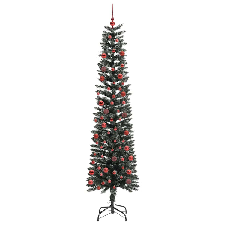 Vidaxl kunstkerstboom met 300 led groen 210 cm pvc en plastic en staal