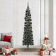 Vidaxl kunstkerstboom met 300 led groen 210 cm pvc en plastic en staal