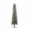 Vidaxl kunstkerstboom met 300 led groen 210 cm pvc en plastic en staal