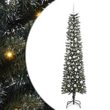 Vidaxl kunstkerstboom met 300 led groen 210 cm pvc en plastic en staal - afbeelding 2