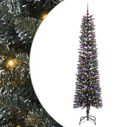 Vidaxl kunstkerstboom met 300 led groen 210 cm pvc en plastic en staal - afbeelding 2