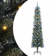 Vidaxl kunstkerstboom met 300 led groen 210 cm pvc en plastic en staal - afbeelding 2