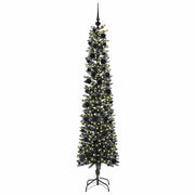 Vidaxl kunstkerstboom met 300 led groen 240 cm pvc en plastic en staal - afbeelding 3