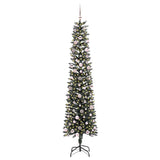Vidaxl kunstkerstboom met 300 led groen 240 cm pvc en plastic en staal - afbeelding 3