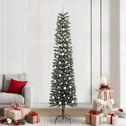 Vidaxl kunstkerstboom met 300 led groen 240 cm pvc en plastic en staal - afbeelding 1