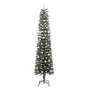 Vidaxl kunstkerstboom met 300 led groen 240 cm pvc en plastic en staal - afbeelding 3