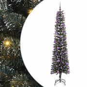 Vidaxl kunstkerstboom met 300 led groen 240 cm pvc en plastic en staal - afbeelding 2