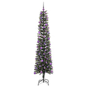 Vidaxl kunstkerstboom met 300 led groen 240 cm pvc en plastic en staal - afbeelding 3