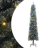 Vidaxl kunstkerstboom met 300 led groen 240 cm pvc en plastic en staal - afbeelding 2