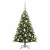 Vidaxl kunstkerstboom met scharnier 150 leds groen 120 cm pvc en pe
