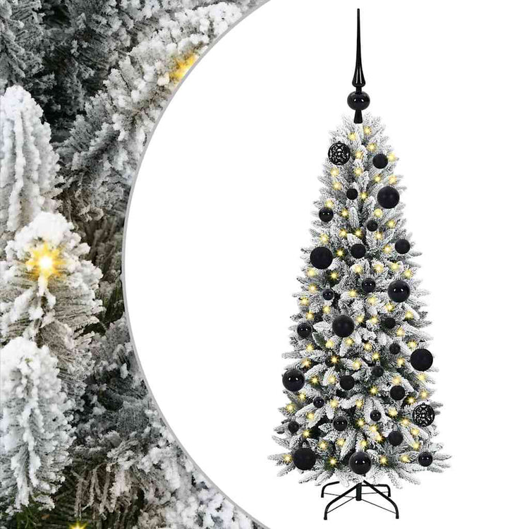 Vidaxl kunstkerstboom wit 120 cm pvc en plastic en staal en pe