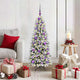 Vidaxl kunstkerstboom wit 120 cm pvc en plastic en staal en pe