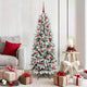 Vidaxl kunstkerstboom wit 150 cm pvc en plastic en staal en pe