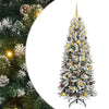 Vidaxl kunstkerstboom wit 180 cm pvc en plastic en staal en pe