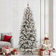 Vidaxl kunstkerstboom wit 240 cm pvc en plastic en staal en pe