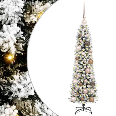 Vidaxl kunstkerstboom wit 120 cm pvc en metaal en plastic