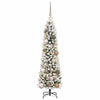 Vidaxl kunstkerstboom met 150 led wit 120 cm pvc en metaal en plastic