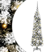 Vidaxl kunstkerstboom met 150 led wit 120 cm pvc en metaal en plastic - afbeelding 2