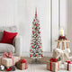 Vidaxl kunstkerstboom wit 120 cm pvc en metaal en plastic