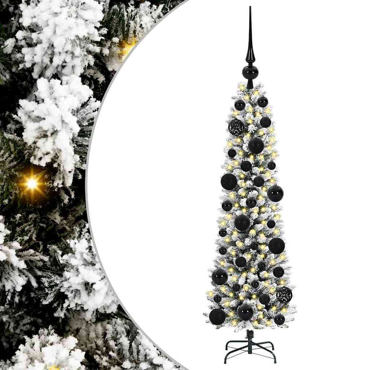 Vidaxl kunstkerstboom wit 120 cm pvc en metaal en plastic