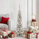 Vidaxl kunstkerstboom wit 120 cm pvc en metaal en plastic