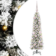 Vidaxl kunstkerstboom wit 120 cm pvc en metaal en plastic - afbeelding 2
