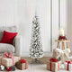 Vidaxl kunstkerstboom wit 120 cm pvc en metaal en plastic