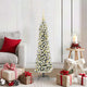 Vidaxl kunstkerstboom wit 120 cm pvc en metaal en plastic