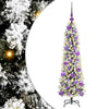 Vidaxl kunstkerstboom met 150 led wit 120 cm pvc en metaal en plastic
