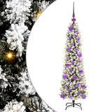 Vidaxl kunstkerstboom wit 120 cm pvc en metaal en plastic - afbeelding 2