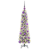 Vidaxl kunstkerstboom wit 120 cm pvc en metaal en plastic - afbeelding 3