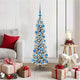 Vidaxl kunstkerstboom wit 120 cm pvc en metaal en plastic