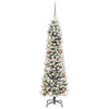 Vidaxl kunstkerstboom met 150 led wit 150 cm pvc en metaal en plastic