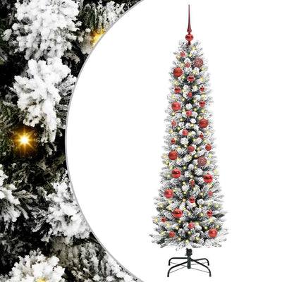 Vidaxl kunstkerstboom wit 150 cm pvc en metaal en plastic