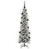 Vidaxl kunstkerstboom met 150 led wit 150 cm pvc en metaal en plastic