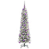 Vidaxl kunstkerstboom met 150 led wit 150 cm pvc en metaal en plastic