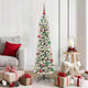 Vidaxl kunstkerstboom wit 150 cm pvc en metaal en plastic