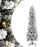 Vidaxl kunstkerstboom wit 180 cm pvc en metaal en plastic - afbeelding 2