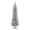Vidaxl kunstkerstboom met 300 led wit 180 cm pvc en metaal en plastic