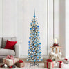 Vidaxl kunstkerstboom met 300 led wit 180 cm pvc en metaal en plastic