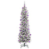 Vidaxl kunstkerstboom met 300 led wit 210 cm pvc en metaal en plastic