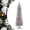 Vidaxl kunstkerstboom met 300 led wit 240 cm pvc en metaal en plastic